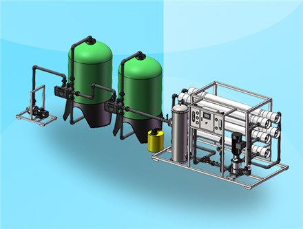 10噸每小時(shí)反滲透設(shè)備，純水設(shè)備生產(chǎn)廠(chǎng)家 反滲透設(shè)備制造商